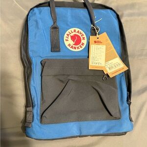 Fjallraven Kånken Backpack in Blue and Gray
